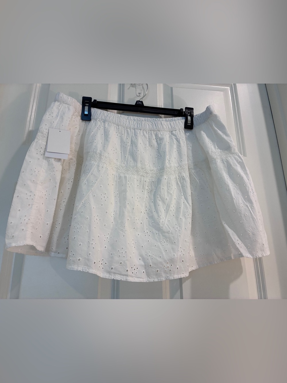 Abound White Eyelet Mini Skirt